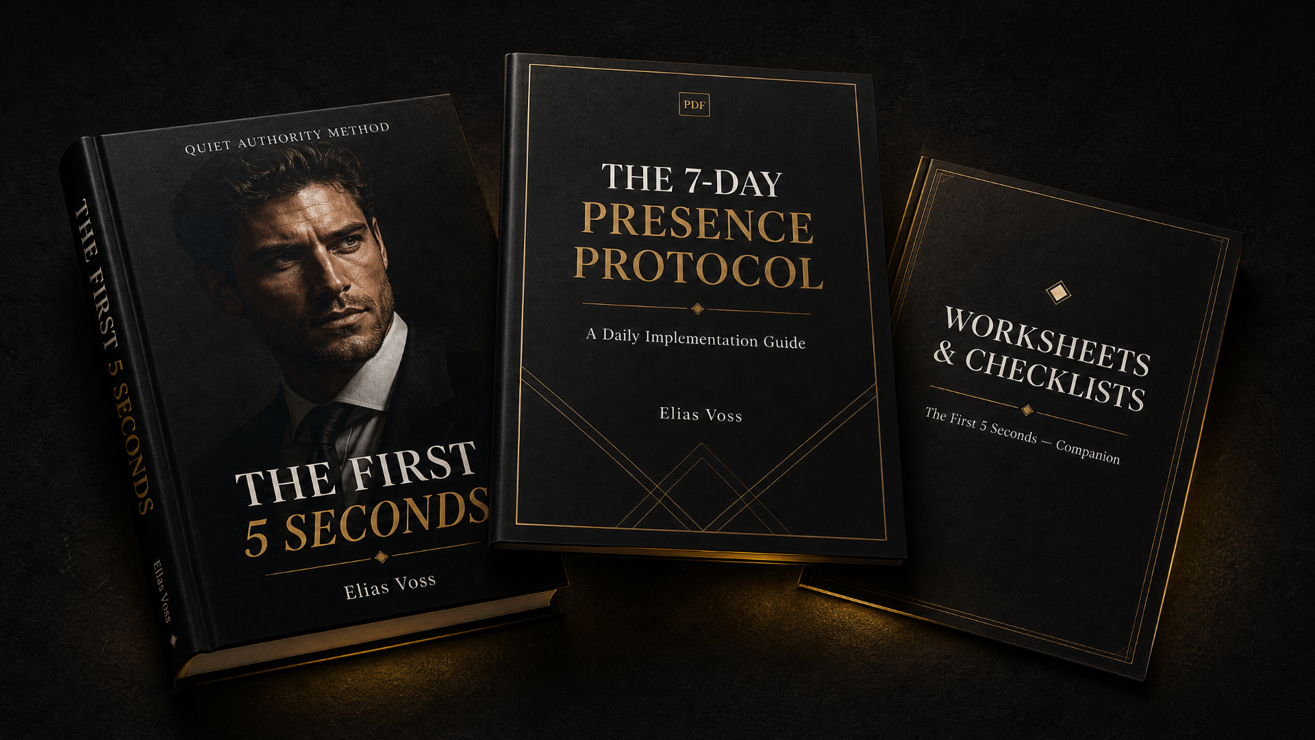 The Complete Quiet Authority Bundle — e-book, 7-Day Presence Protocol, and Worksheets & Checklists
